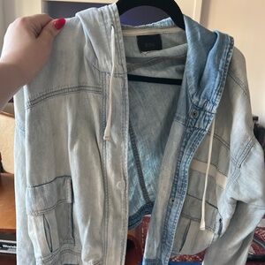 retro cropped denim jacket